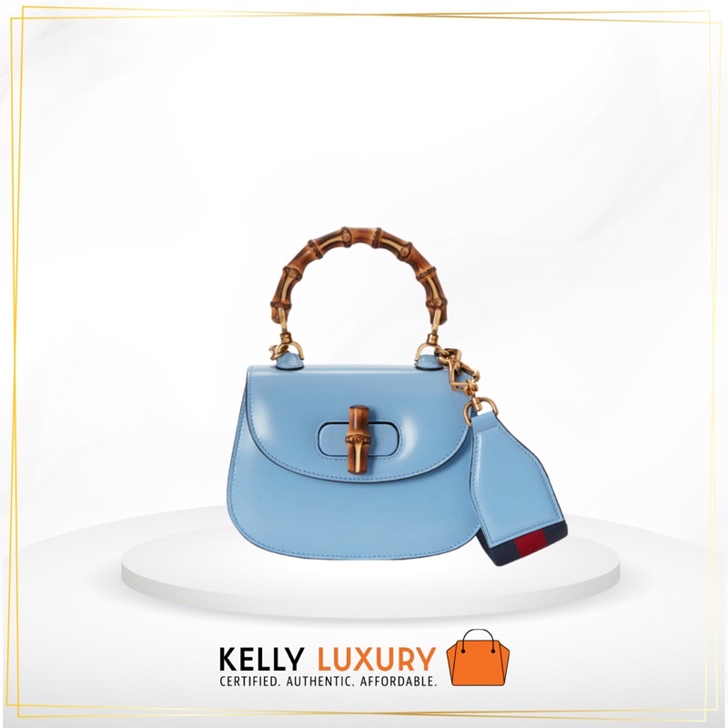 Gucci Bamboo 1947 mini top handle bag in leather [Evoucher]