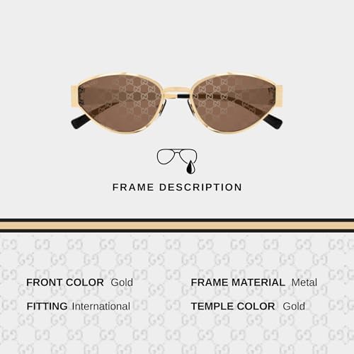 Gucci GG1853S Monogram Lasered GG Pattern With Guccissima Lens Sunglasses with Luxury Eyewear Kit