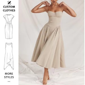 Clothing manufacturers for customs Fashion clothes ladies Dresses Summer Female Elegant Evening casual dresses Women wholesale