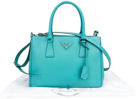 Prada Galleria Saffiano Lux Leather Small Tote Handbag Giada for Women New