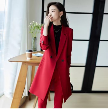 Autumn and winter new design elegant British and Chinese windbreaker coat temperament women's windbreaker Women's Sets