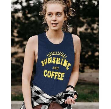 Womens Tank Tops Summer T Shirts Sleeveless Casual Loose Tunic Blouses