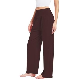 3PACK Women's Casual Loose Wide Leg Cozy Pants Yoga High Waisted Sweatpants Comfy Lounge Pants with Pants with Pockets
