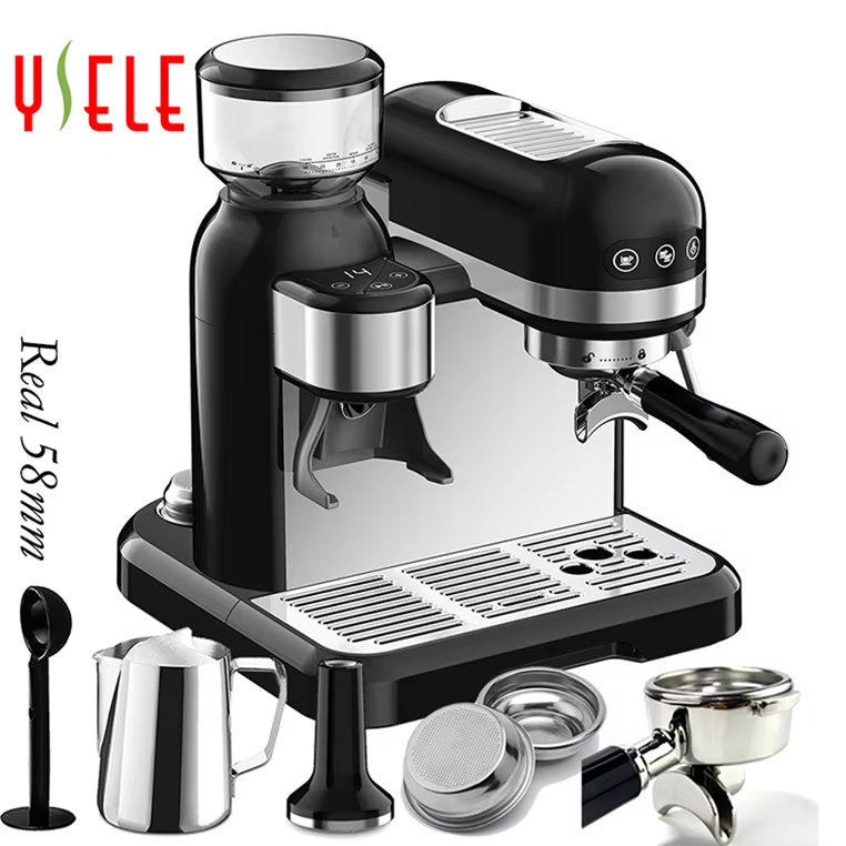 Luxury table home appliance shop use coffee machine espresso maker express coffee grinder machine industrial for shops