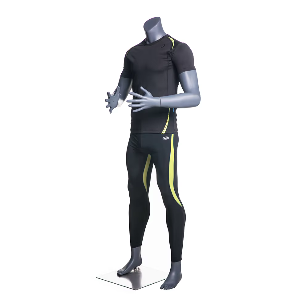 NI-38 muscle black full body male sport mannequin basketball player mannequins
