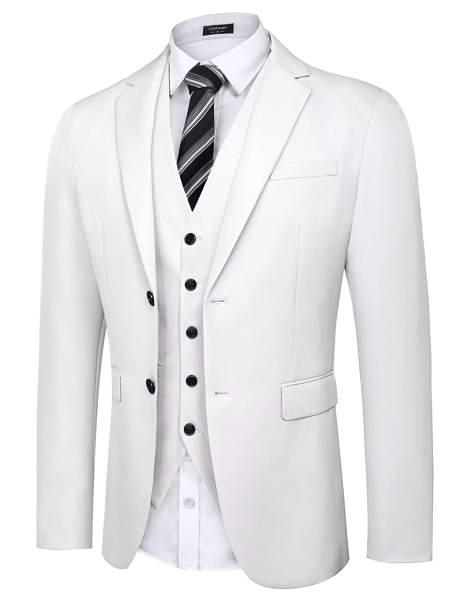 Men's Slim Fit 2 Piece Suit Two Button Solid Business Wedding Prom Tuxedo