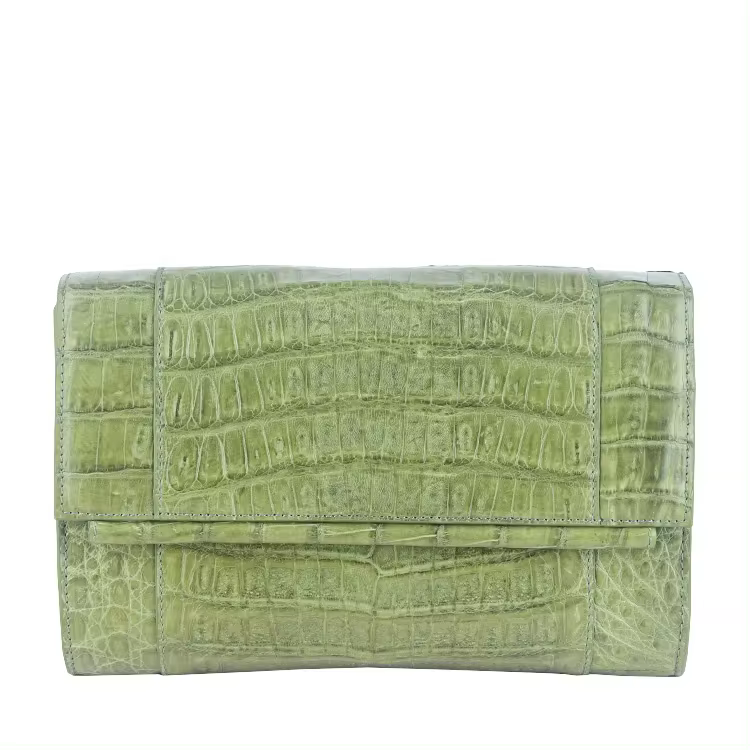 Authentic crocodile clutch bags women new leather bags exclusive exotic purse luxury evening hand bags