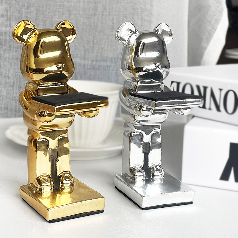 【SG INSTOCK】 Electroplated Bear WATCH STAND HOLDER/ DISPLAY/ STORAGE ORGANISER