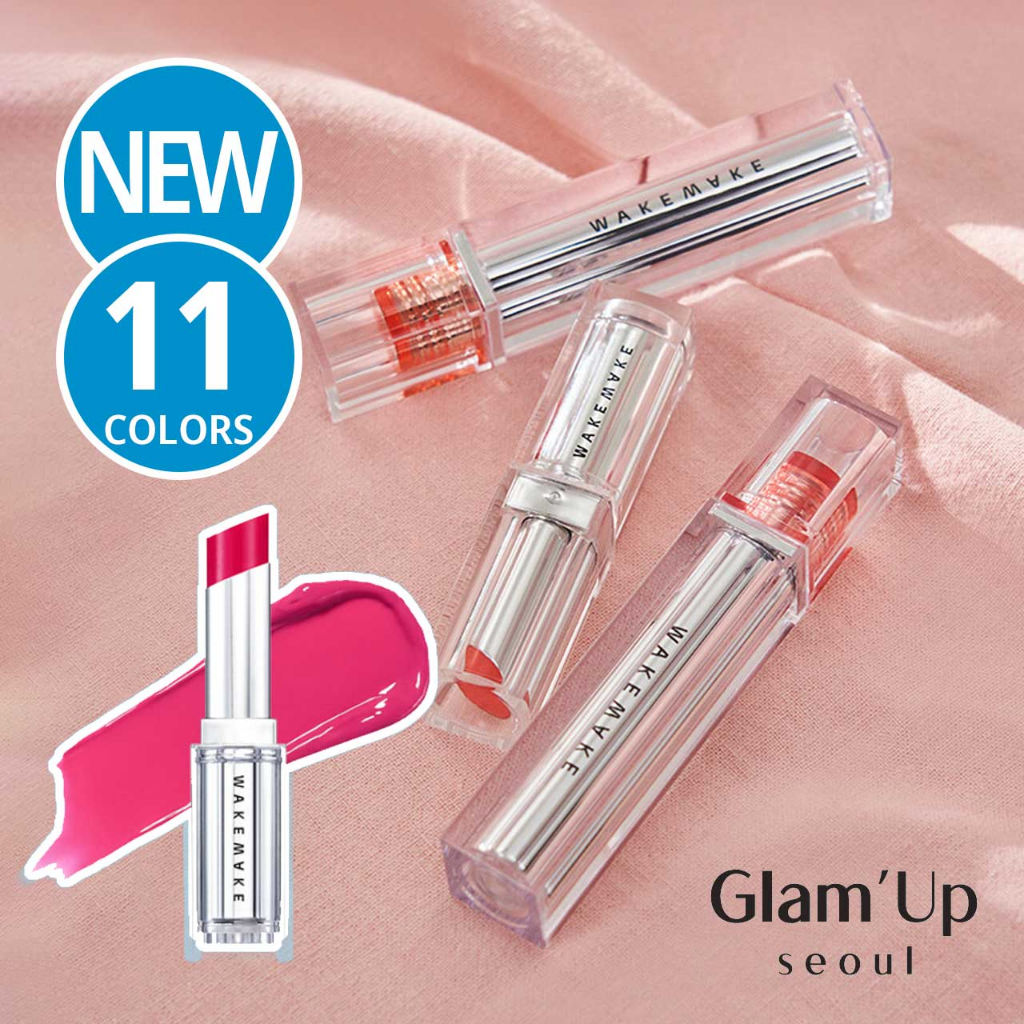 [Wakemake] (New) Dewy Gel Glaze Stick (11colors) Lipstick Olive Young Korea
