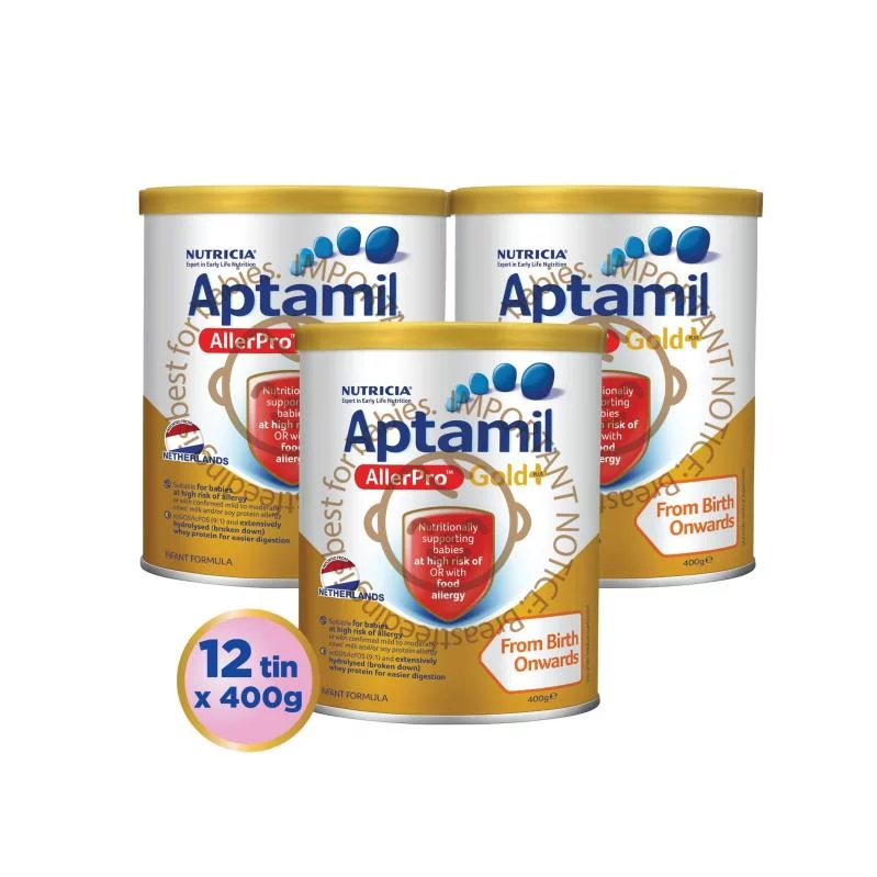 Aptamil AllerPro Gold+ Infant Milk Formula Stage 1 400g X 12