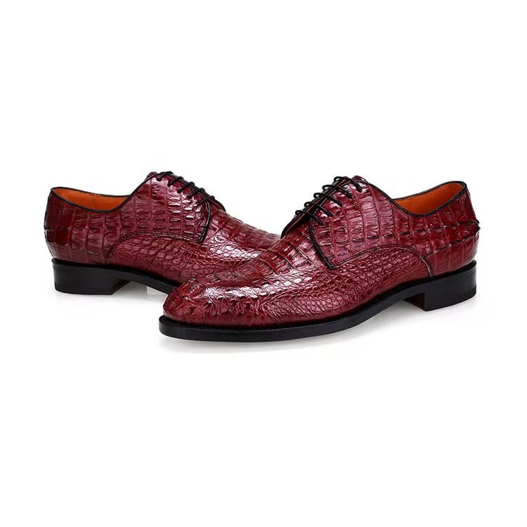 New arrival men's formal style top quality exotic genuine crocodile leather skin shoes
