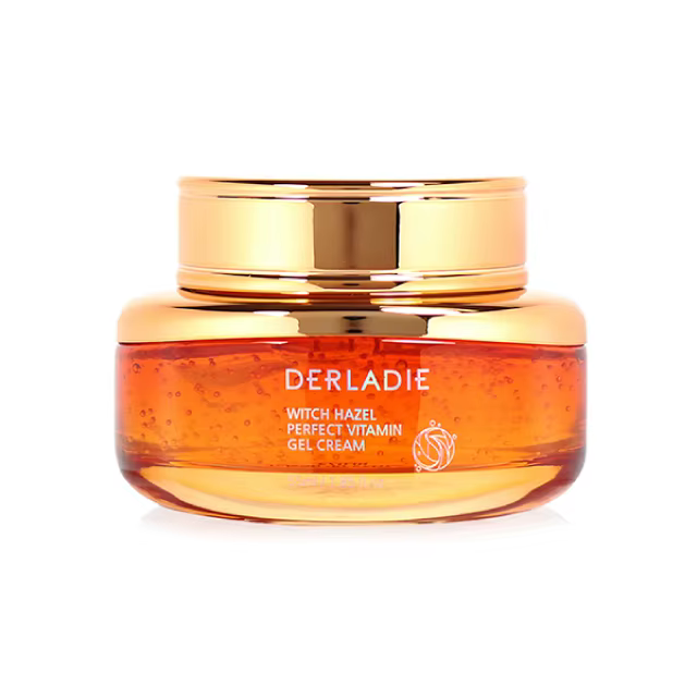 DERLADIE Witch Hazel Perfect Vitamin Gel Cream High Quality Skin Bleaching Whitening Face Retinol Vitamin C Face Cream