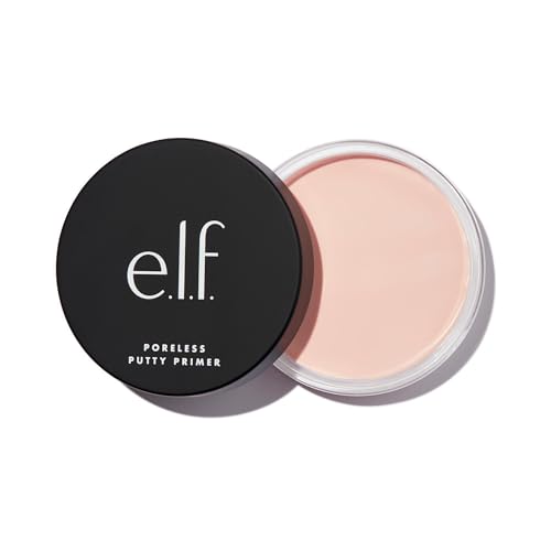 e.l.f. Poreless Face Primer, Skin-Perfecting & Lightweight, Long Lasting, Smooths & Preps to Create Flawless Base, Infused with Tea Tree and Vitamins A & E, 2 Fl Oz