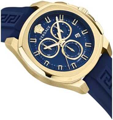 Versace Geo Chrono Silicone Watch