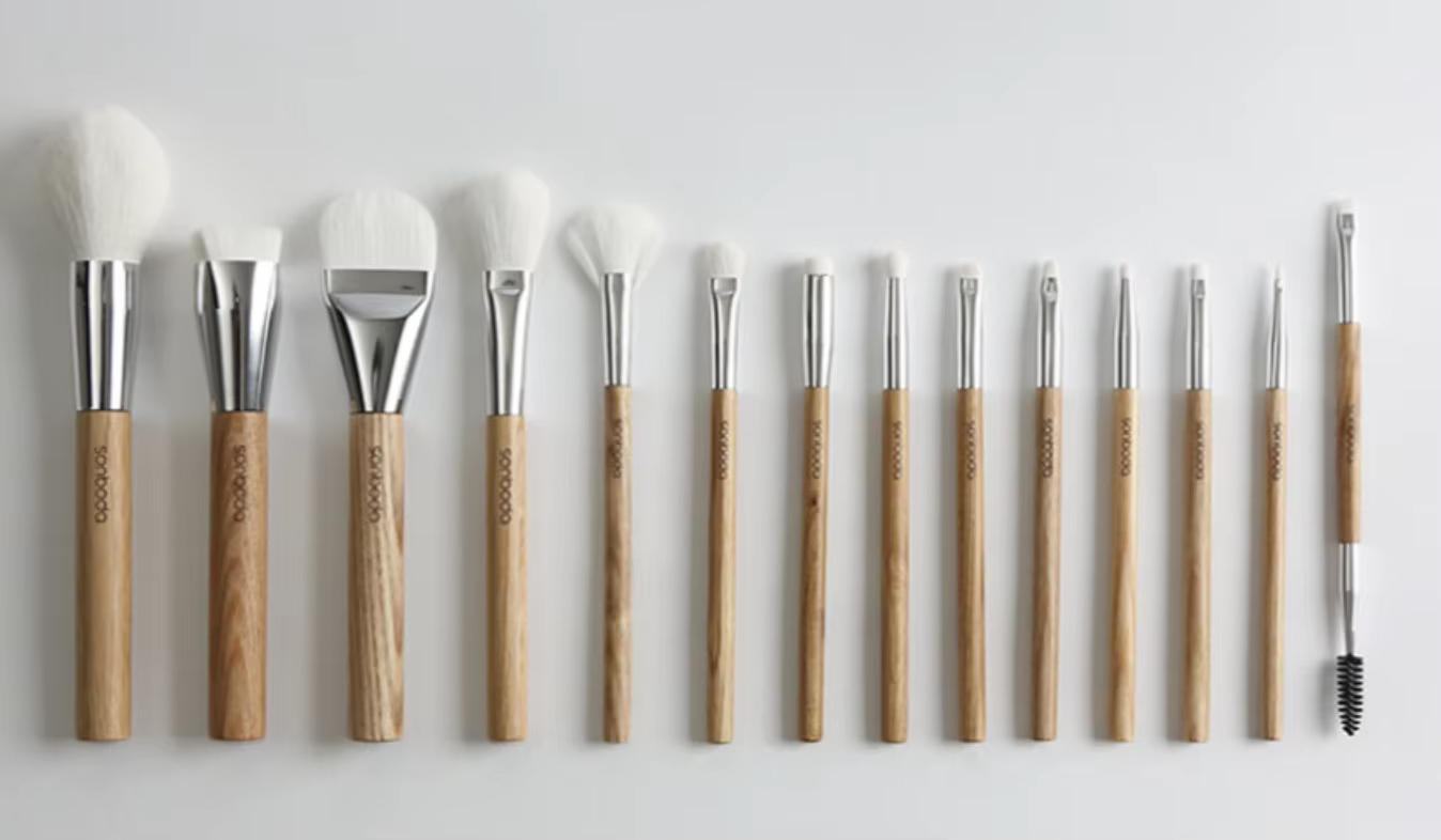 Sonboda Makeup Brush SET (14 Types) - Made of Premium Vegan and Environmentally-friendly Material, Made in Korea