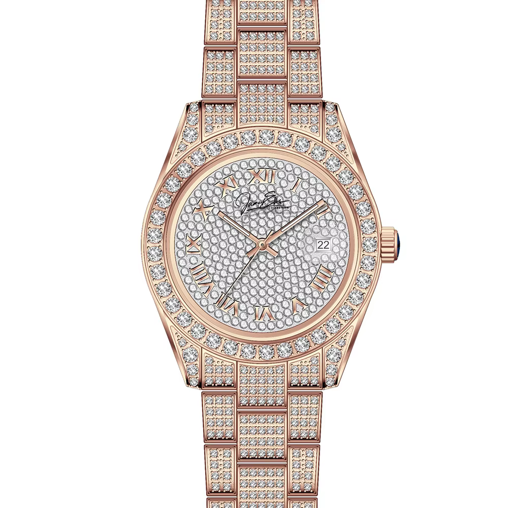 2022 Men Luxury Iced Out VVS Moissanite Watch Men 14K 18K Gold Plated Automatic Diamond Watch