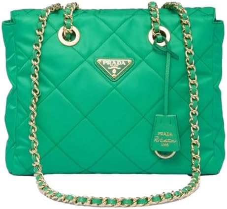 Prada Womens Re-Edition Menta Green 1995 Chaîne Re-Nylon Tote Bag 1BG468