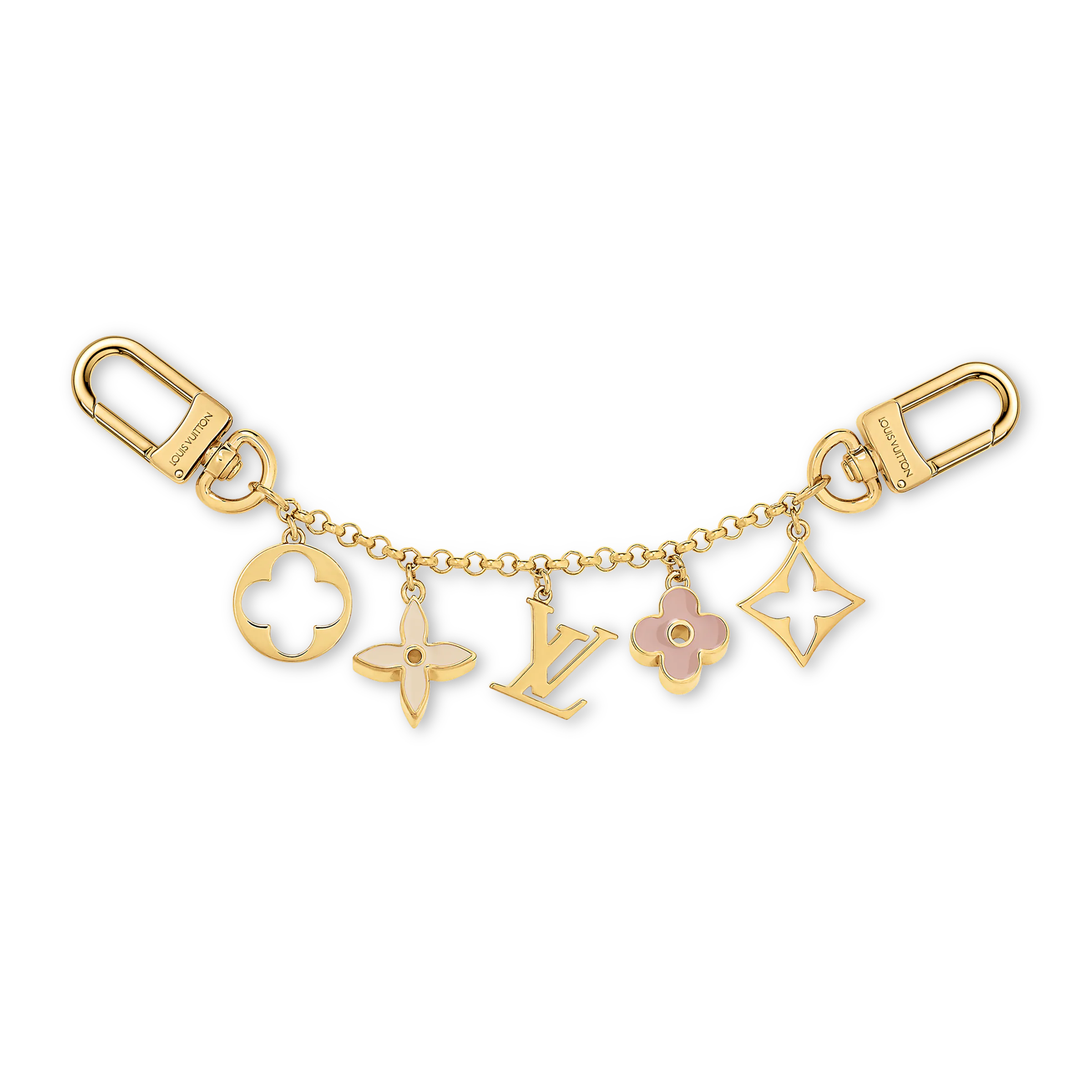 Fleur de Monogram Bag Charm Chain