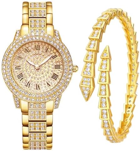Adjustment Stainless Steel Band Crafted with solid stainless steel polished finish. There is a adjustment tool you can adjust band length to fit your wrist.