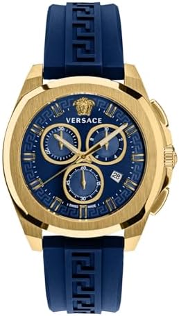 Versace Geo Chrono Silicone Watch