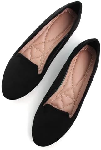 SAILING LU Women Round Toe Flats Comfortable Fashion Ballet Flat Shoes for Women Dressy Slip-ons Loafers