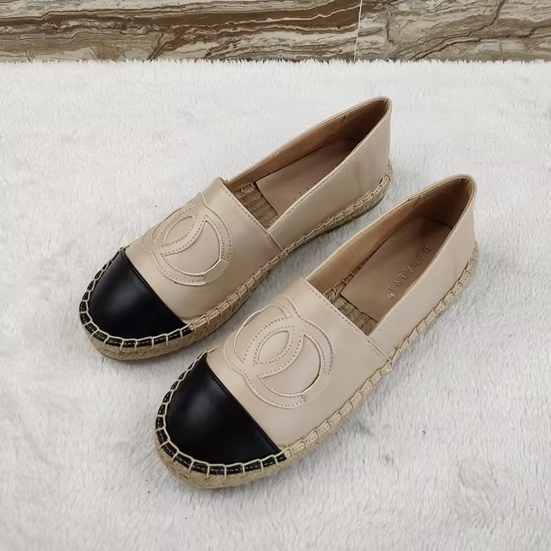 Hot sale high quality fashion leather designer leisure women casual loafer shoes
