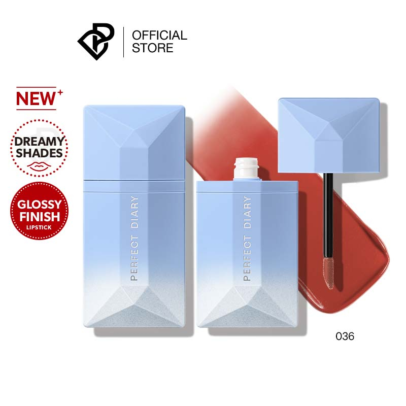 Perfect Diary ReadMe Matte Lipstick Lip Tint Longwear Weightless Lipmatte Velvet HIGH-SHINE LIP GLOSS