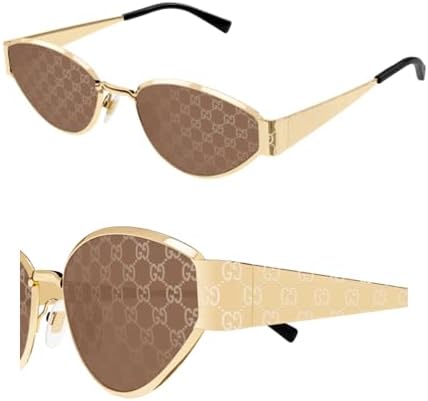Gucci GG1853S Monogram Lasered GG Pattern With Guccissima Lens Sunglasses with Luxury Eyewear Kit