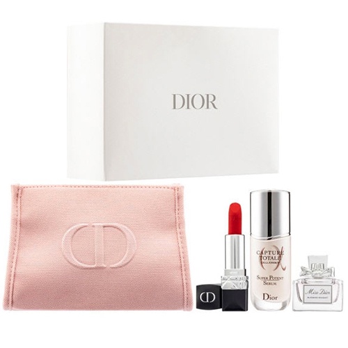 Christian Dior Miniature 3pcs Set - Pouches &amp; Cosmetic Bags