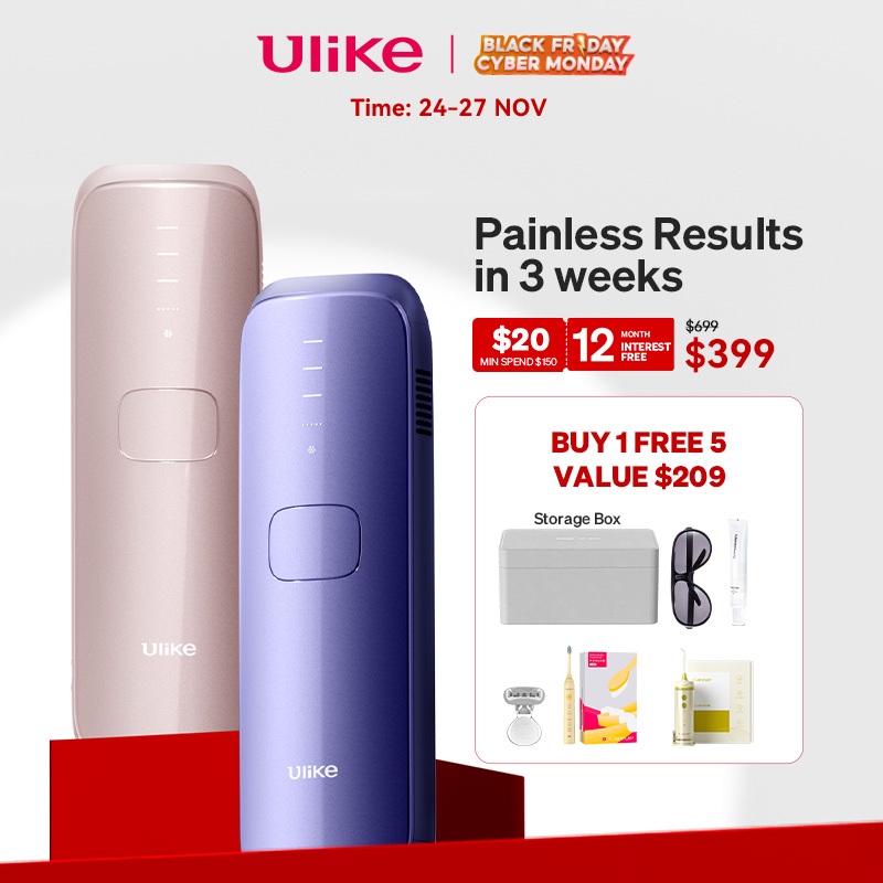 Ulike Air 10 Cool-to-the-touch laser hair removal  "Ulike's Air 10 is the first at-home intense pulsed light (IPL) device to incorporate proprietary cooling technology, reducing painful side effects for even sensitive skin types.